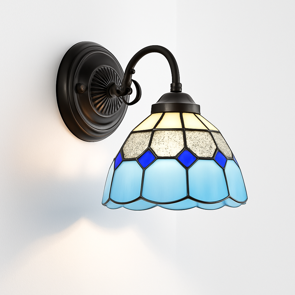 applique murale moderne en verre minimaliste avec éclairage LED - vue 5 sur 15