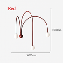 Applique murale moderne LED avec 3 arcs Solyne