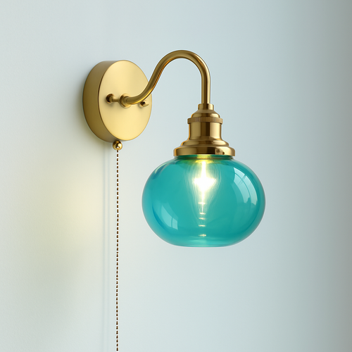 Applique murale moderne LED avec chaîne et interrupteur - vue 12 sur 23