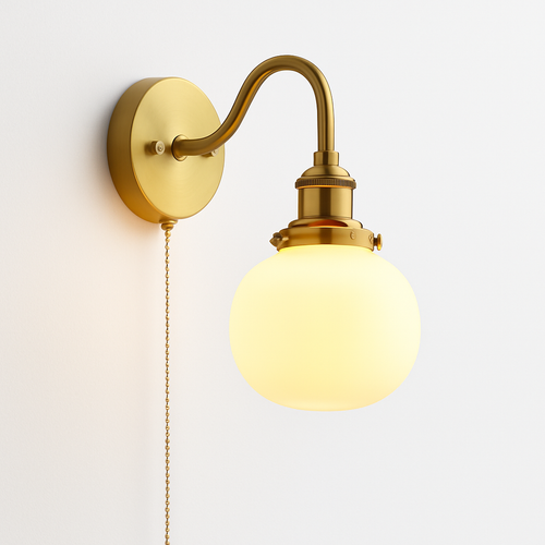 Applique murale moderne LED avec chaîne et interrupteur - vue 13 sur 23