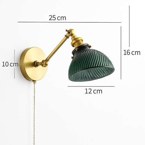 Applique murale moderne LED avec chaîne et interrupteur - vue 15 sur 23