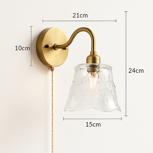 Applique murale moderne LED avec chaîne et interrupteur - vue 17 sur 23