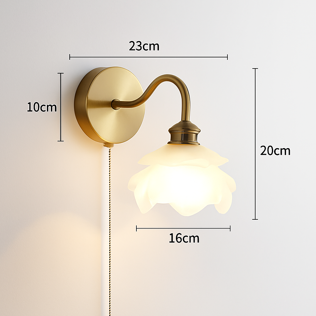 Applique murale moderne LED avec chaîne et interrupteur - vue 21 sur 23