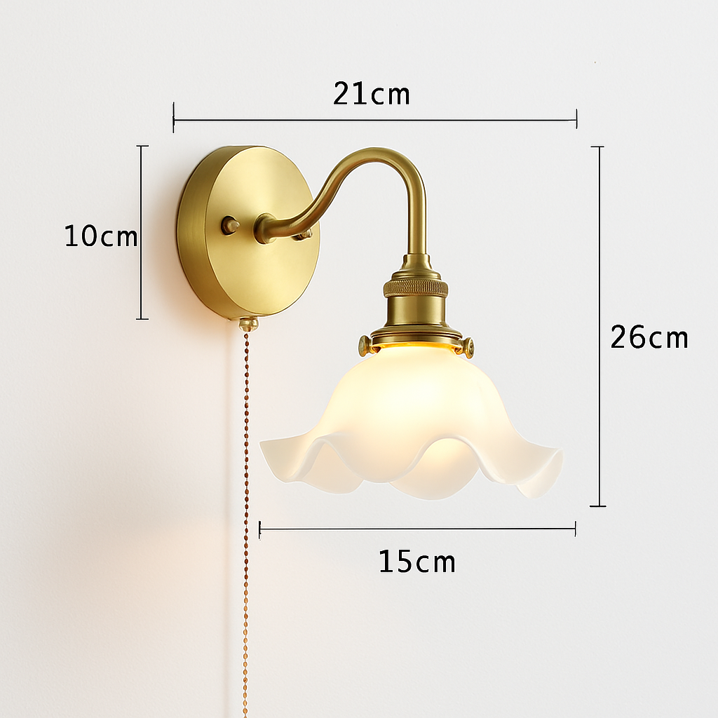 Applique murale moderne LED avec chaîne et interrupteur - vue 23 sur 23