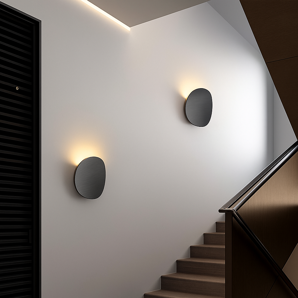 Applique murale moderne LED en forme de lune Moon - vue 4 sur 11