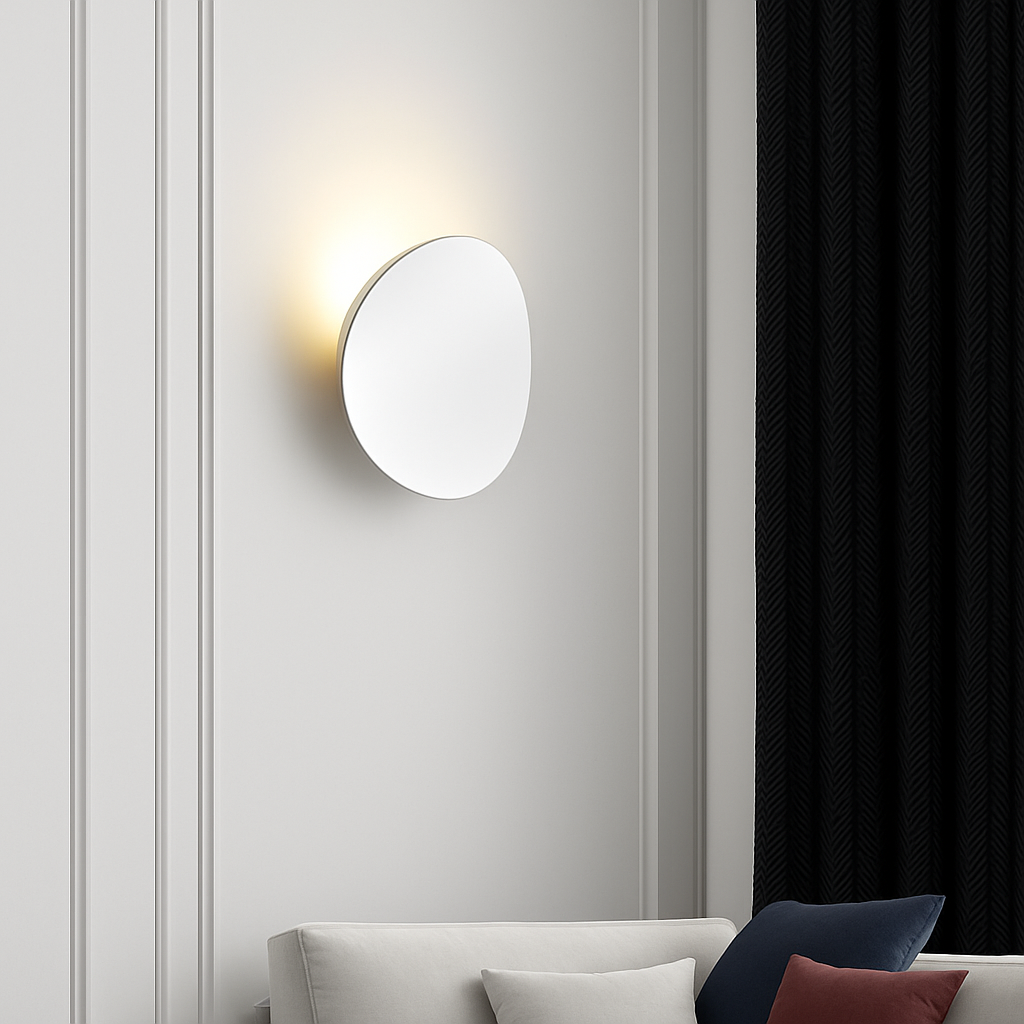 Applique murale moderne LED en forme de lune Moon - vue 6 sur 11