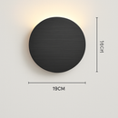 Applique murale moderne LED en forme de lune Moon