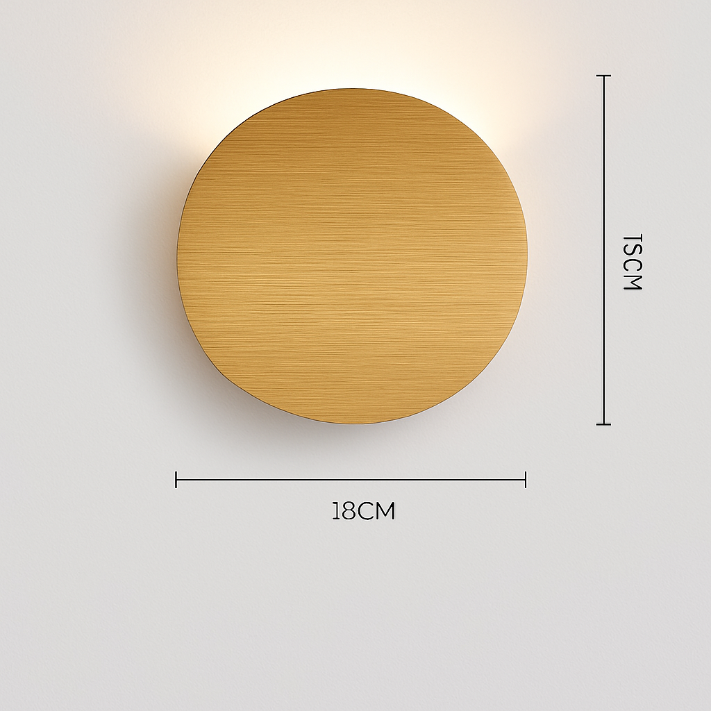 Applique murale moderne LED en forme de lune Moon - vue 9 sur 11