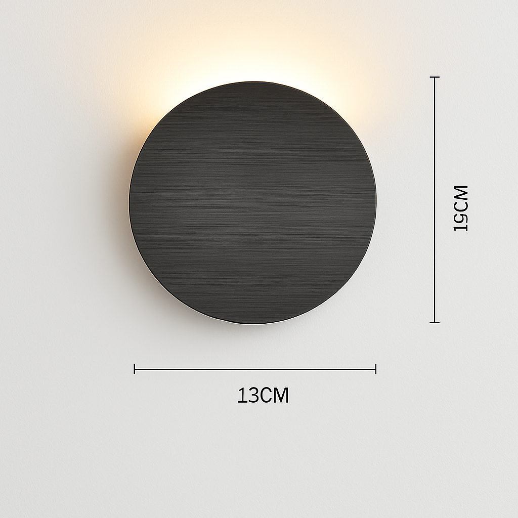 Applique murale moderne LED en forme de lune Moon - vue 10 sur 11