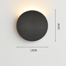Applique murale moderne LED en forme de lune Moon
