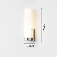 Applique murale moderne LED en verre Markle
