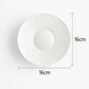 Applique murale moderne LED forme de soleil métallique Hasna