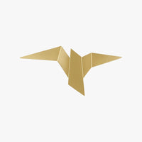 Applique murale moderne LED oiseau style origami Naila