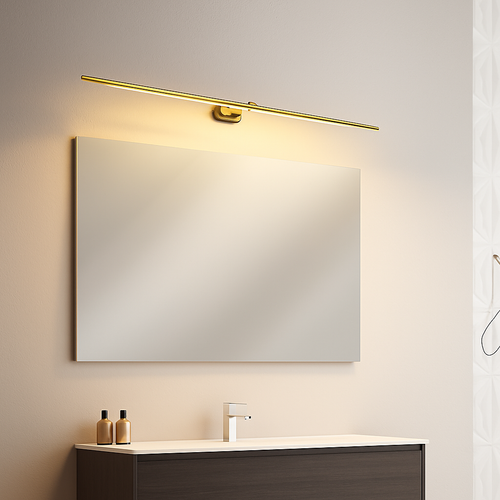 Applique murale moderne LED pour grand miroir Aleena - vue 4 sur 7