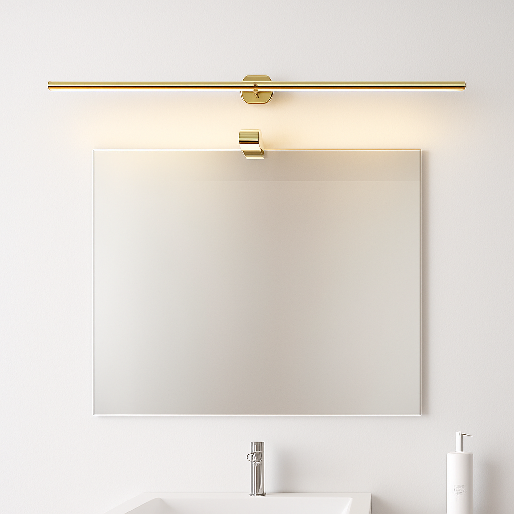 Applique murale moderne LED pour grand miroir Aleena - vue 6 sur 7