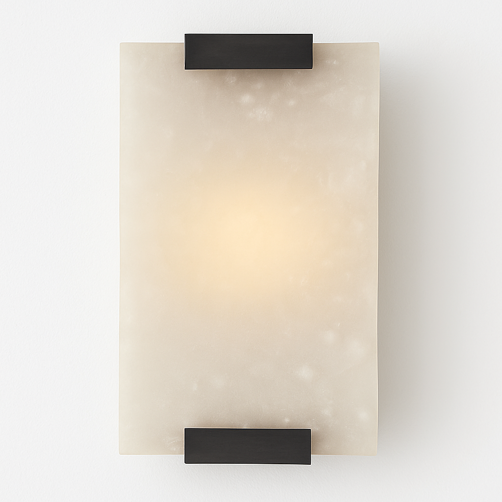 Applique murale moderne LED rectangulaire en marbre Zinerva - vue 7 sur 8