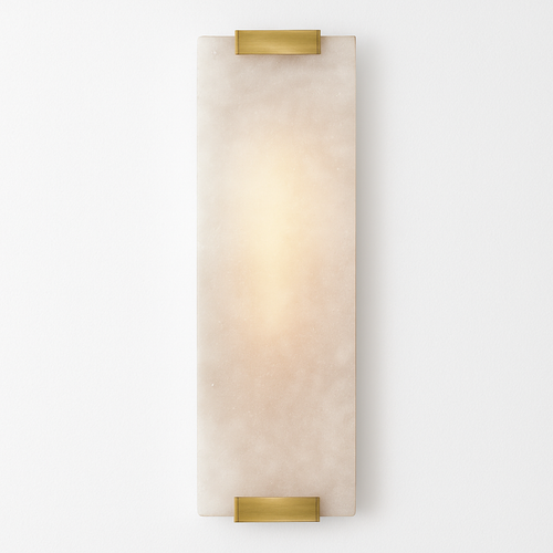 Applique murale moderne LED rectangulaire en marbre Zinerva - vue 9 sur 8