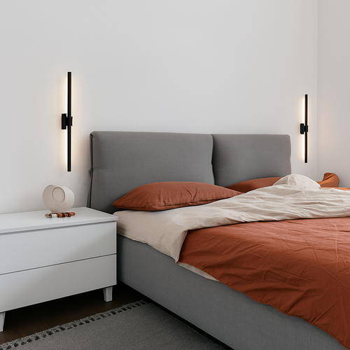 Applique murale moderne LED simple en forme de tube Marnie - vue 4 sur 6