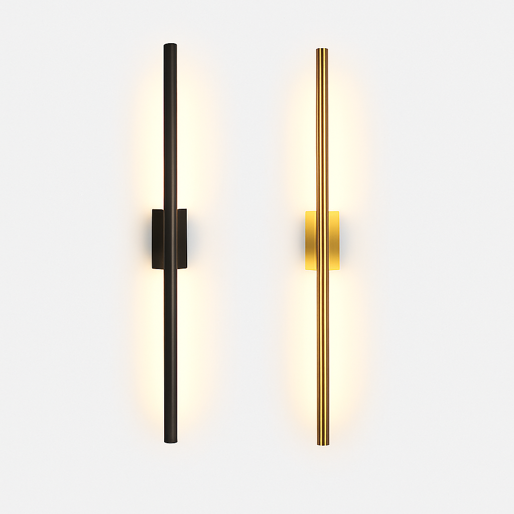 Applique murale moderne LED simple en forme de tube Marnie - vue 4 sur 6