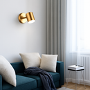 Applique murale moderne LED style spotlight doré Liudmila