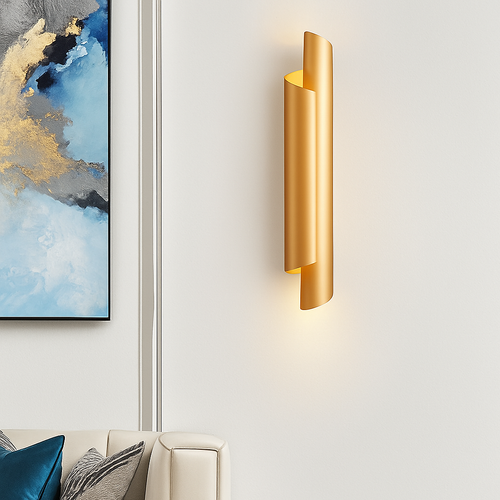 applique murale moderne tube rond pour intérieur élégant - vue 2 sur 9
