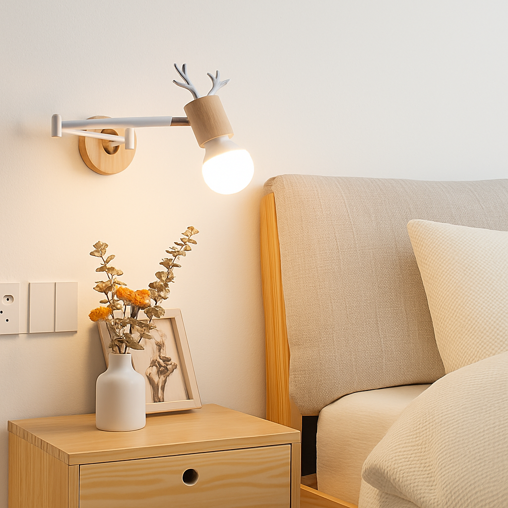 applique murale nordique pliable design pour lecture - vue 5 sur 21