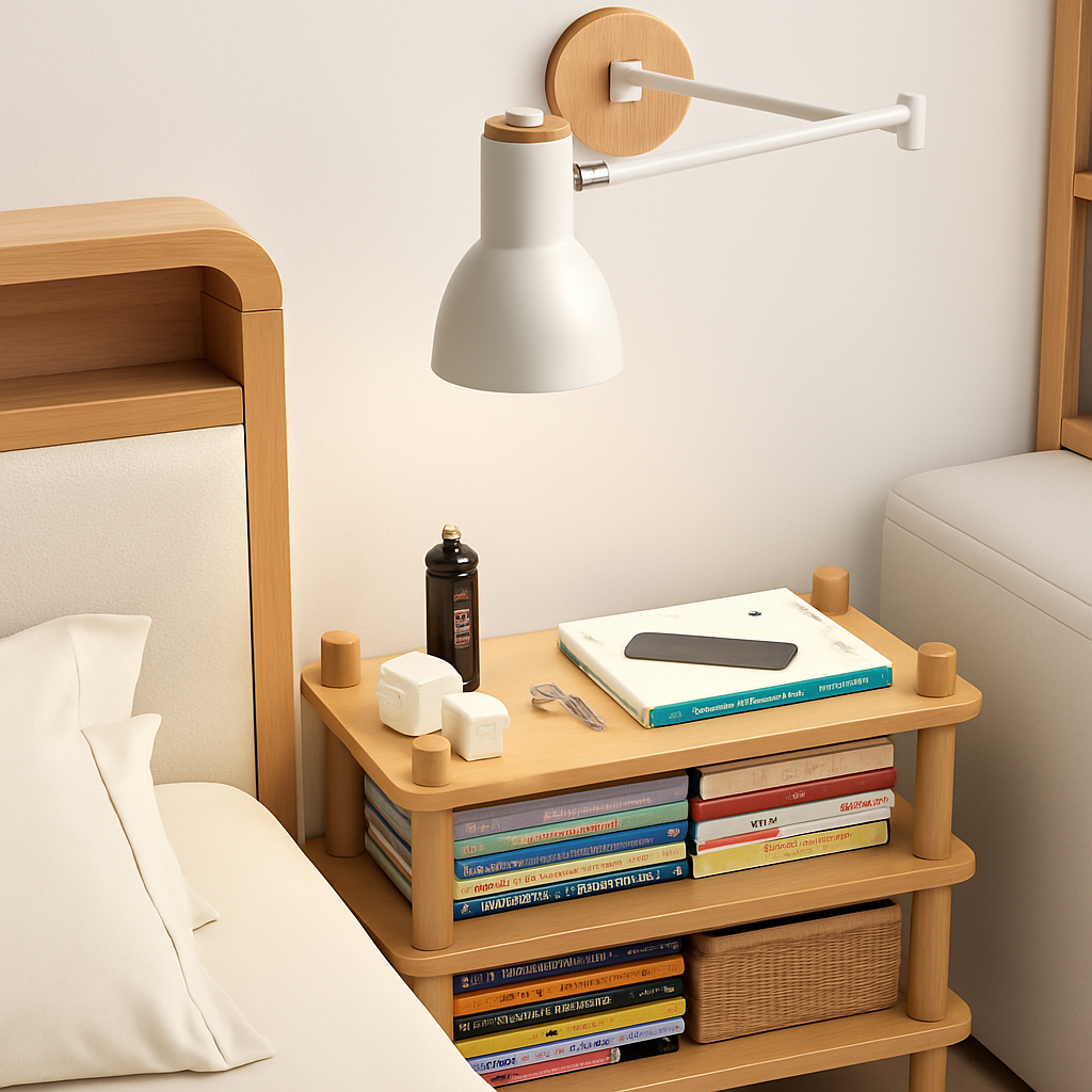 applique murale nordique pliable design pour lecture - vue 6 sur 21