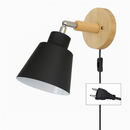 applique murale nordique rotative avec interrupteur macaron