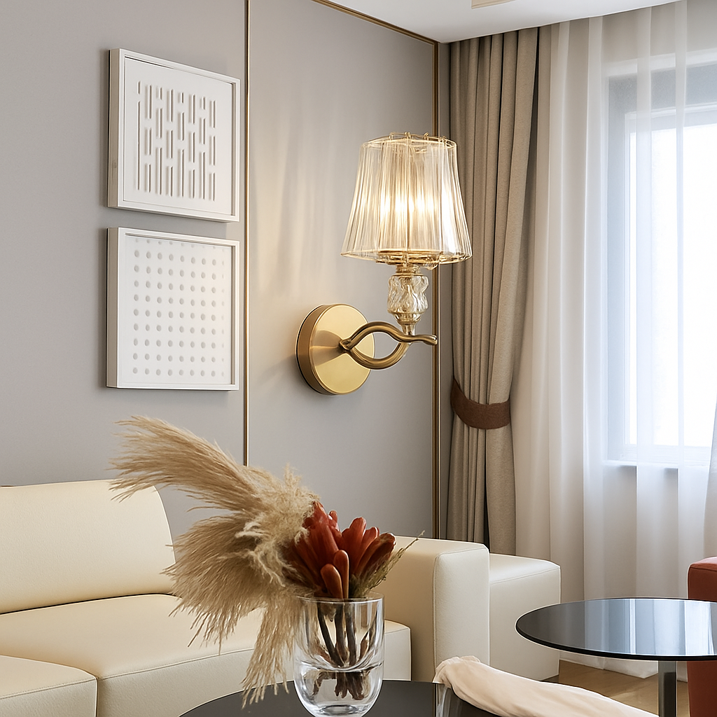 applique murale postmoderne en cristal de luxe - vue 3 sur 9