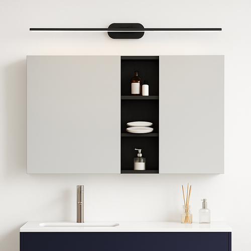 applique murale réglable 180 degrés pour miroir de toilette - vue 5 sur 12