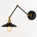 applique murale réglable longue style loft vintage avec led
