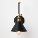 applique murale réglable longue style loft vintage avec led
