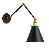 applique murale réglable longue style loft vintage avec led