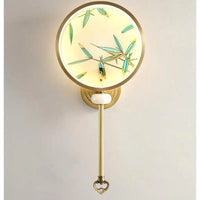 applique murale rétro en cuivre émaillé pour éclairage intérieur et extérieur