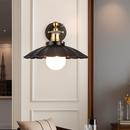 Applique murale rétro à LED avec abat-jour tuile métal Home