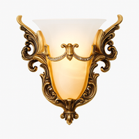 Applique murale rétro LED avec arabesque classique