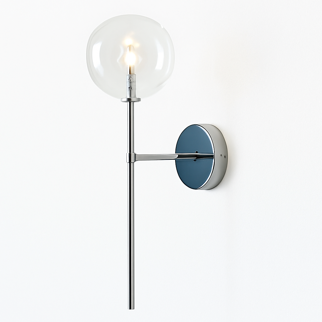 applique murale ronde en verre style post-moderne nordique - vue 12 sur 12