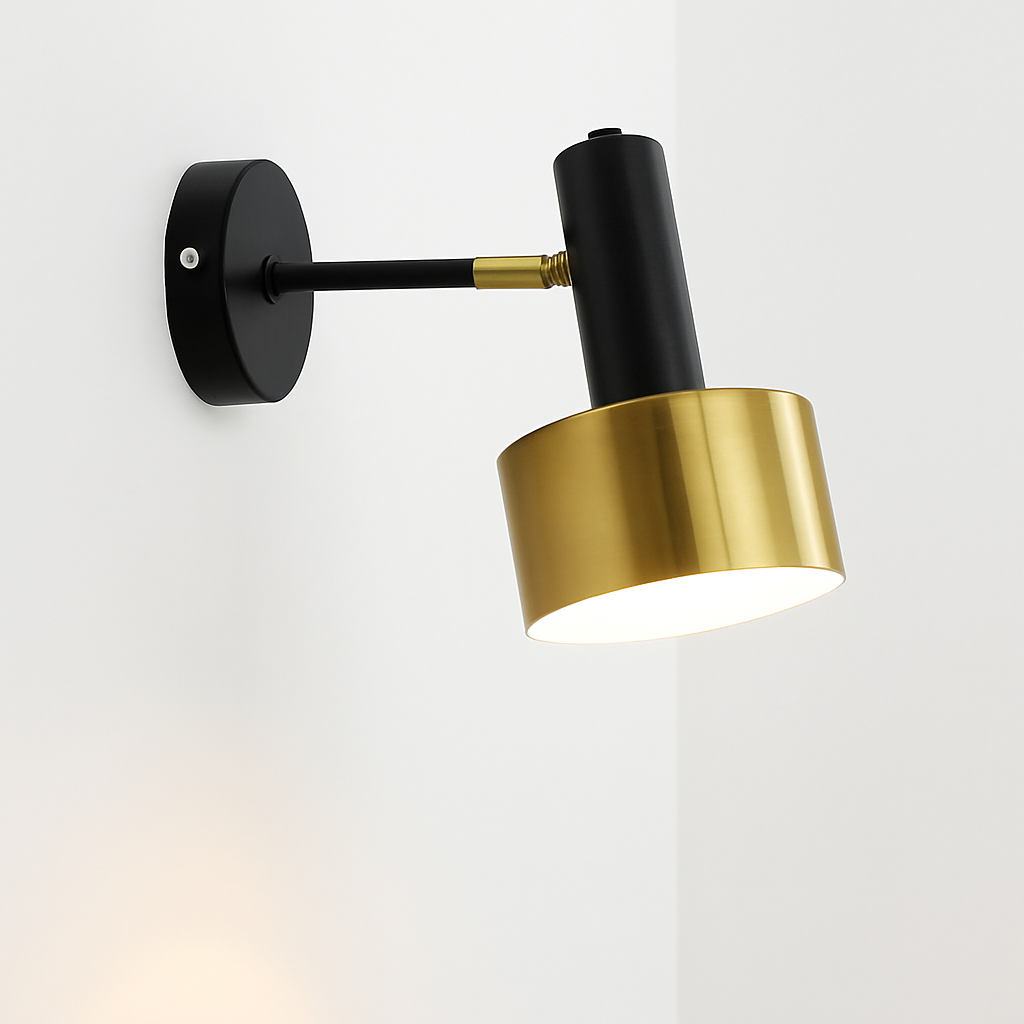 applique murale rotative en métal design pour intérieur élégant - vue 5 sur 10