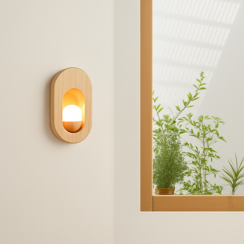 Applique murale scandinave LED avec oeuf lumineux Chaymae - vue 6 sur 8