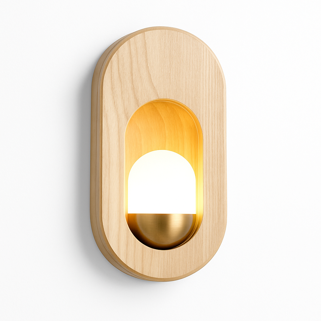 Applique murale scandinave LED avec oeuf lumineux Chaymae - vue 7 sur 8