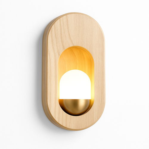 Applique murale scandinave LED avec oeuf lumineux Chaymae - vue 7 sur 8