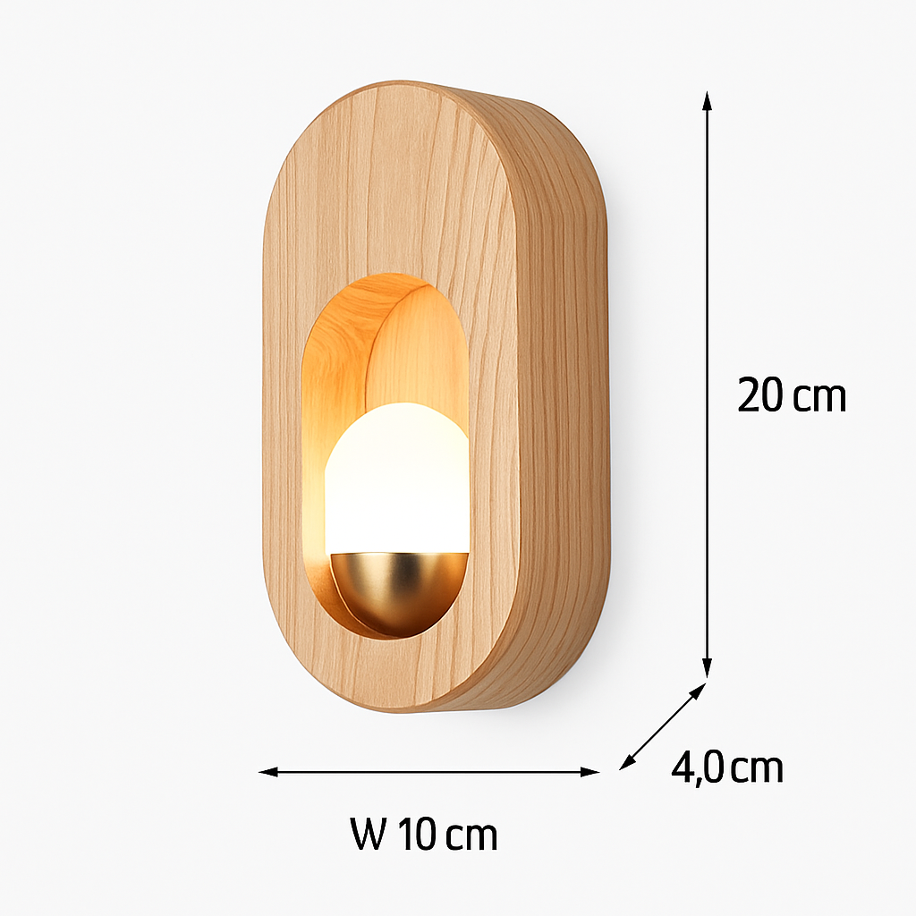 Applique murale scandinave LED avec oeuf lumineux Chaymae - vue 8 sur 8