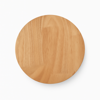 Applique murale scandinave LED de forme ovale en bois