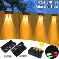 applique murale solaire à led pour extérieur jardin et éclairage décoratif