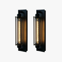 applique murale style industriel rétro led éclairage maison décor intérieur