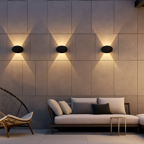 applique murale étanche pour intérieur et extérieur lumière chaude - vue 3 sur 5