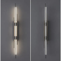 applique murale verticale à led en fer design élégant pour intérieur