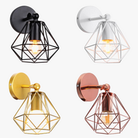 applique murale vintage cage loft industriel led éclairage intérieur