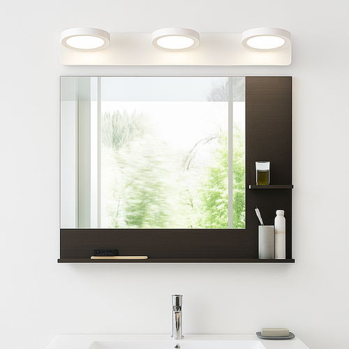 Applique à tableau et miroir avec LED en rond Desk - vue 2 sur 6