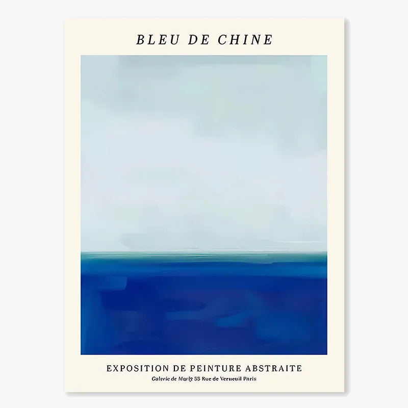 art abstrait géométrique visage courbe décor mural moderne
